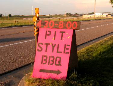AB Campground BBQ sign