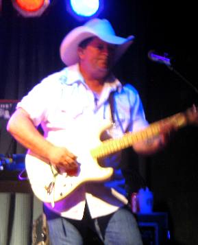 Neal McCoy's lead guitar performing at Outlaw Saloon in Cheyenne, Wyoming 