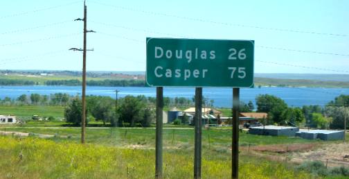 Glendo State Park & Reservoir is about 26-miles south of Douglas, Wyoming on I-25