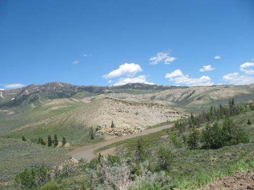 Arid Wilderness in the northeastern reaches of the Gros Ventre Mountains east of Kelly, Wyoming