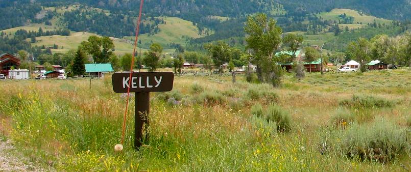 Kelly, Wyoming the small town located about 15-miles northeast of Jackson