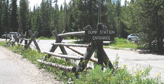Dump Stations at Colter Bay Campground in Grand Teton National Park