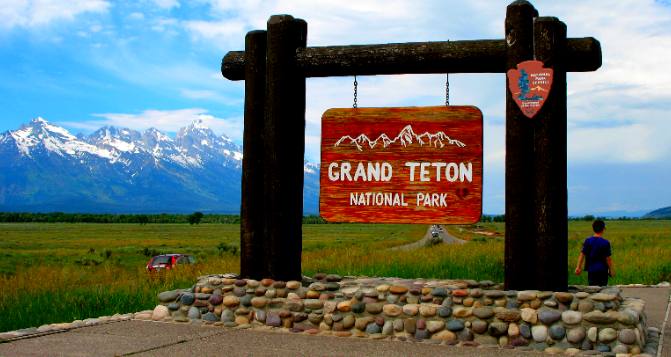 Grand Teton National Park outside Jackson, Wyoming