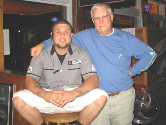 Mike the bouncer and Mike the good-guy at the world famous Steel Horse Saloon