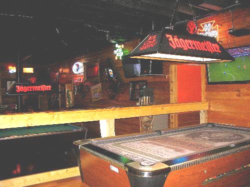 Pool tables at the Steel Horse Saloon in Key West, Florida