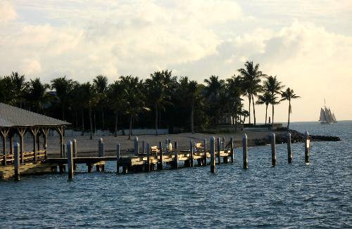 Dock on Sunset Key