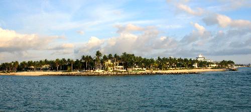 Western side of Sunset Key as seen from the Party Cat