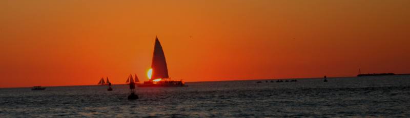 Sunset as seen from Sunset Key