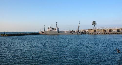 Coast Guard Station Key West as seen from Key West Bight Marina