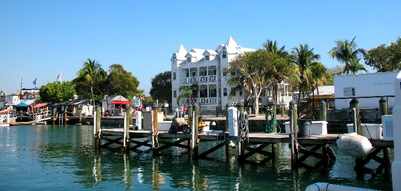 Condominium along Harbor Walk at the historic old seaport at Key West Bight