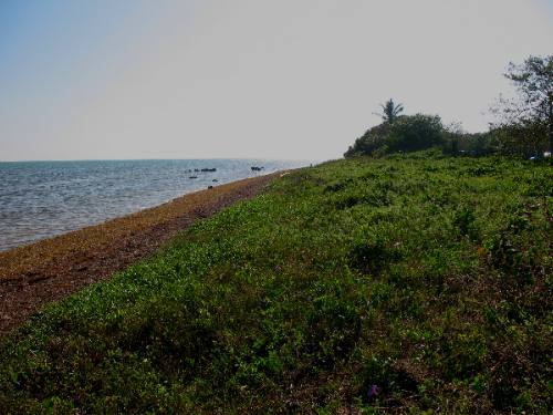 Deserted Geiger Key Beach near Key West