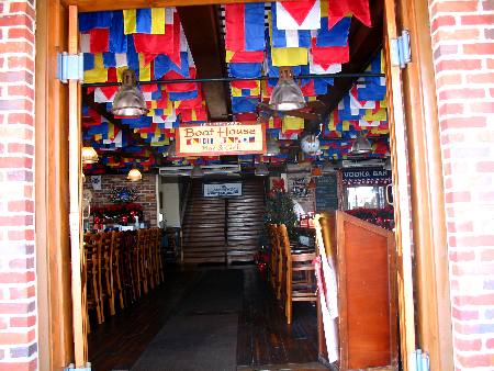 The Boat House Bar and Grill along Harbor Walk at Key West Bight Marina