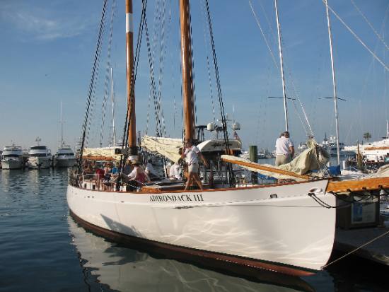 Sailing schooner AdarondackIII in Key West Harbor