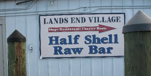 Half Shell Raw Bar along Harbor Walk at Key West Bight Marina