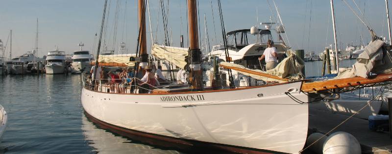 The Adirondack III as seen from Harbor Walk in Key West Bight Marina