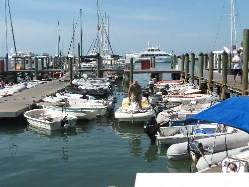 Dinghy Dock at Key West Bight Marina