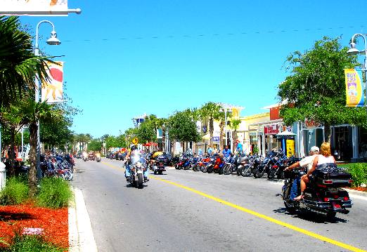 Thunder Beach Bikers Cruising Pier Park