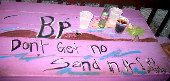Don't get no sand in it