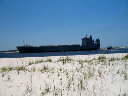 Cape Texas military sealift command roll-on/roll-off ship