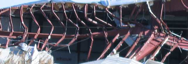 Hurricane wilma damaged casino building 