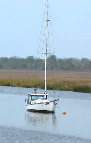Apalachicola Sailboat