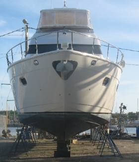 Smilin Time Stock Island boat yard