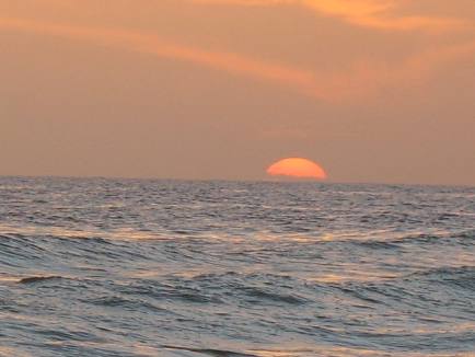 Sunset picture St Andrews State Park