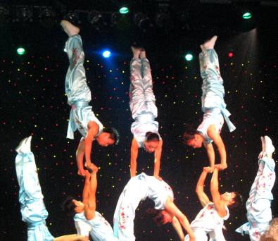Peking Acrobats on the General Jackson Showboat
