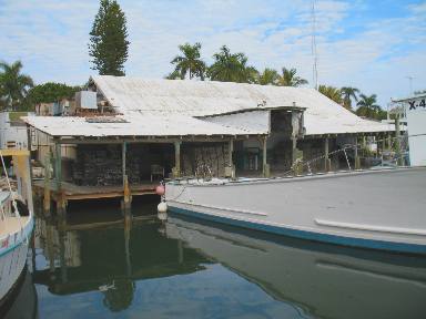 Commerial fishing dock in Cortez