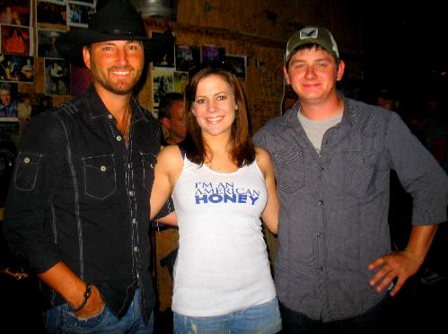Billy Arnold, Anna LaPrad and Justin Heskett at Tootsies Orchid Lounge