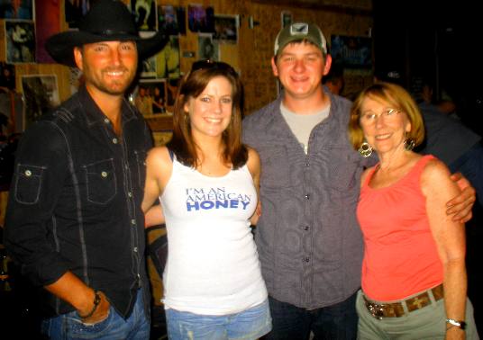 Billy Arnold, Anna LaPrad, Justin Heskett and Joyce Hendrix at Tootsies Orchid Lounge