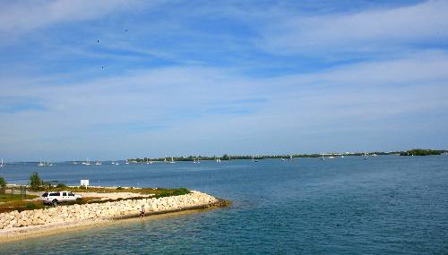 View from Trumbo Point Campground in Key West