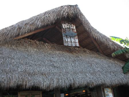 Entrance to the world famous Hogfish Grill on Stock Island