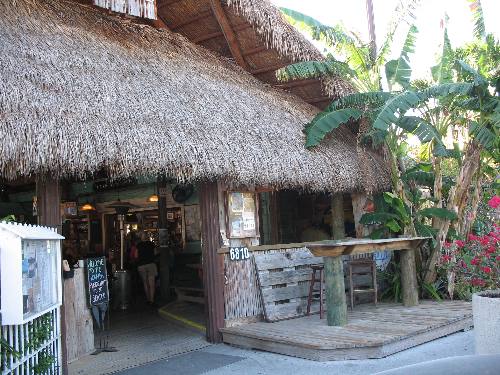 Front entrance to the world famous Hogfish Gill in Key West