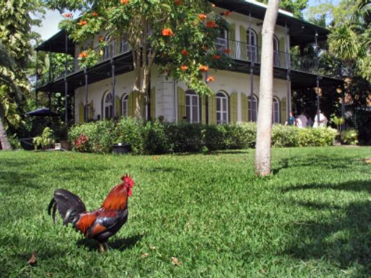 Ernest Hemingway Home on Whitehead Street in Key West, Florida